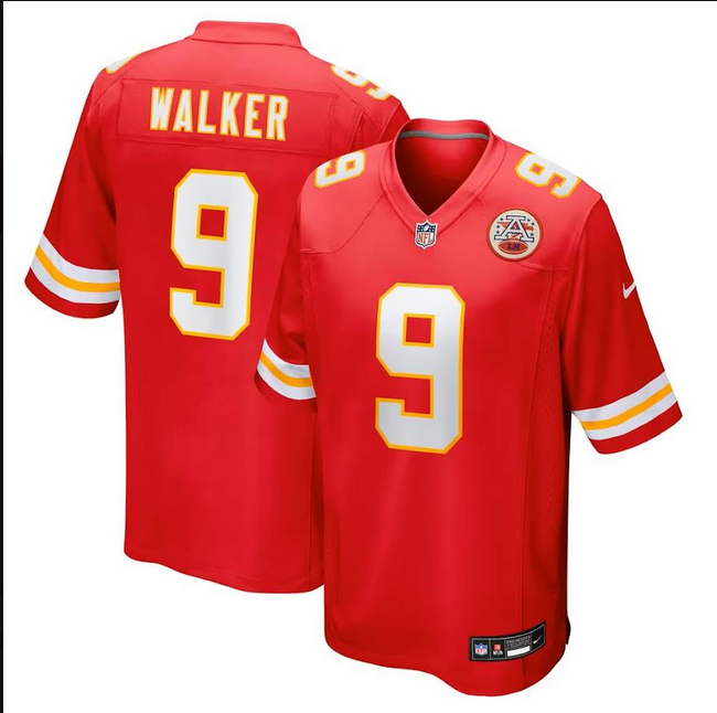 Men Kansas City Chiefs #9 Walker red Nike NFL 2026 Jersey 101500545->baltimore ravens->NFL Jersey